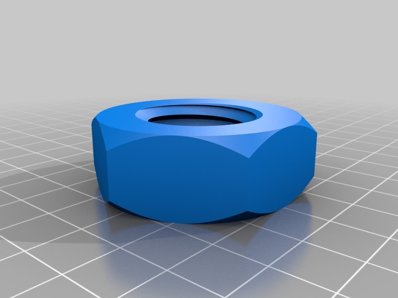 Free 3D file 1" - 8 Hex nut・3D printer design to download・Cults