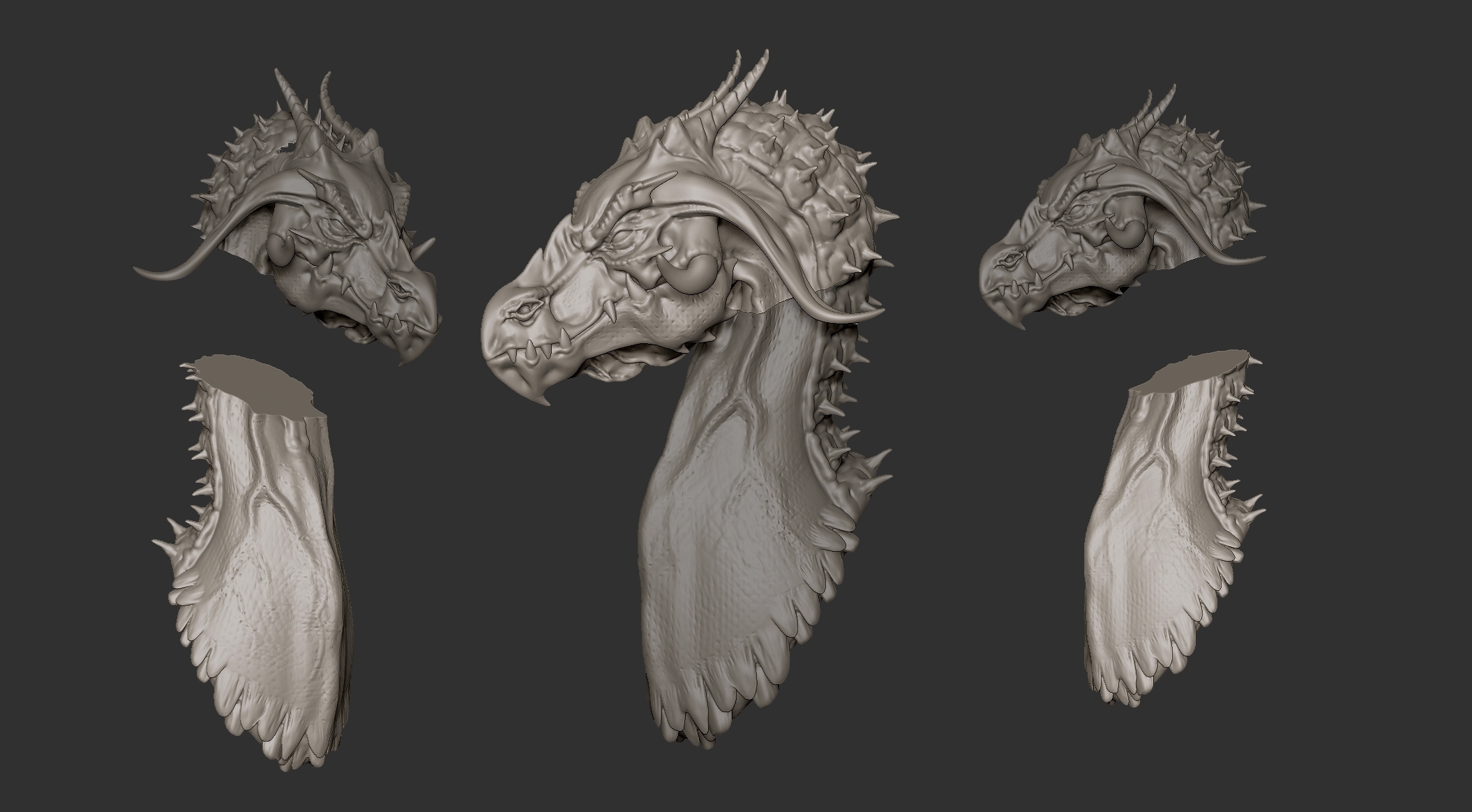 STL-Datei Dragon・3D-Drucker-Vorlage zum herunterladen・Cults