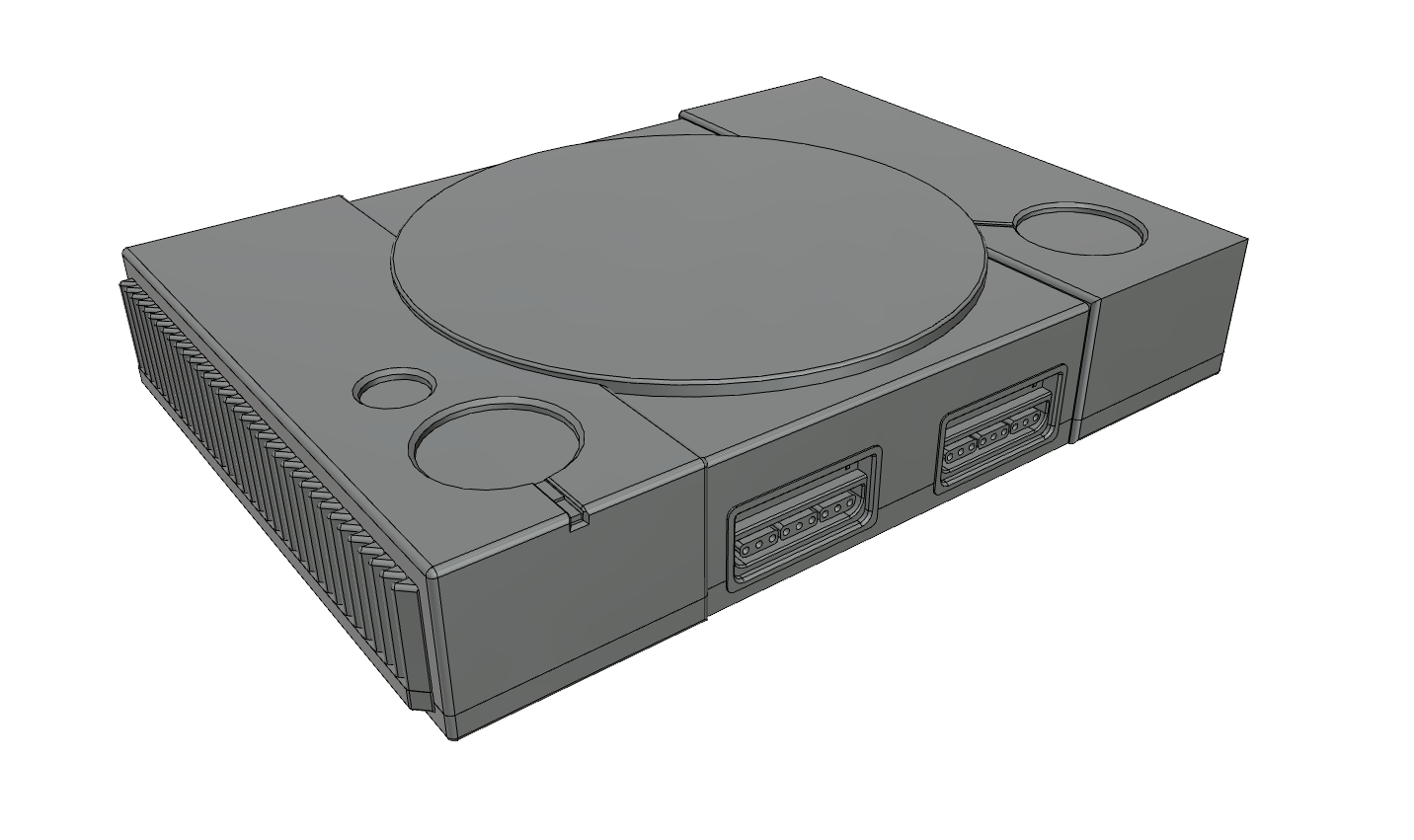 Free STL file Playstaion Pi Mini (Raspberry Pi 2 + 3 Case)・3D print ...