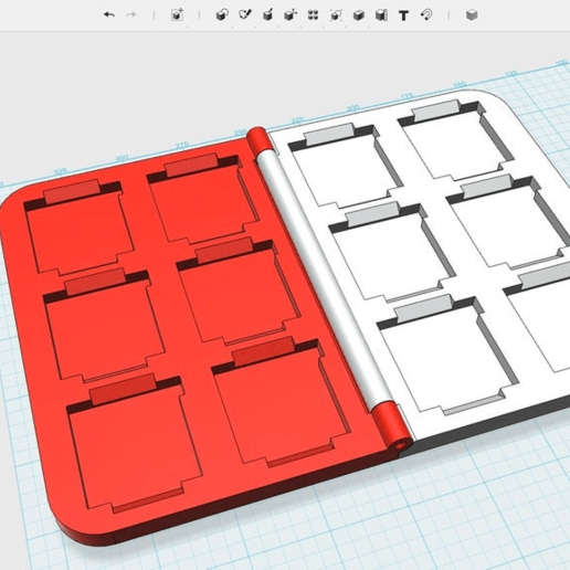 Download free 3D printer designs 3DS GAME CARTRIDGE HOLDER ・ Cults