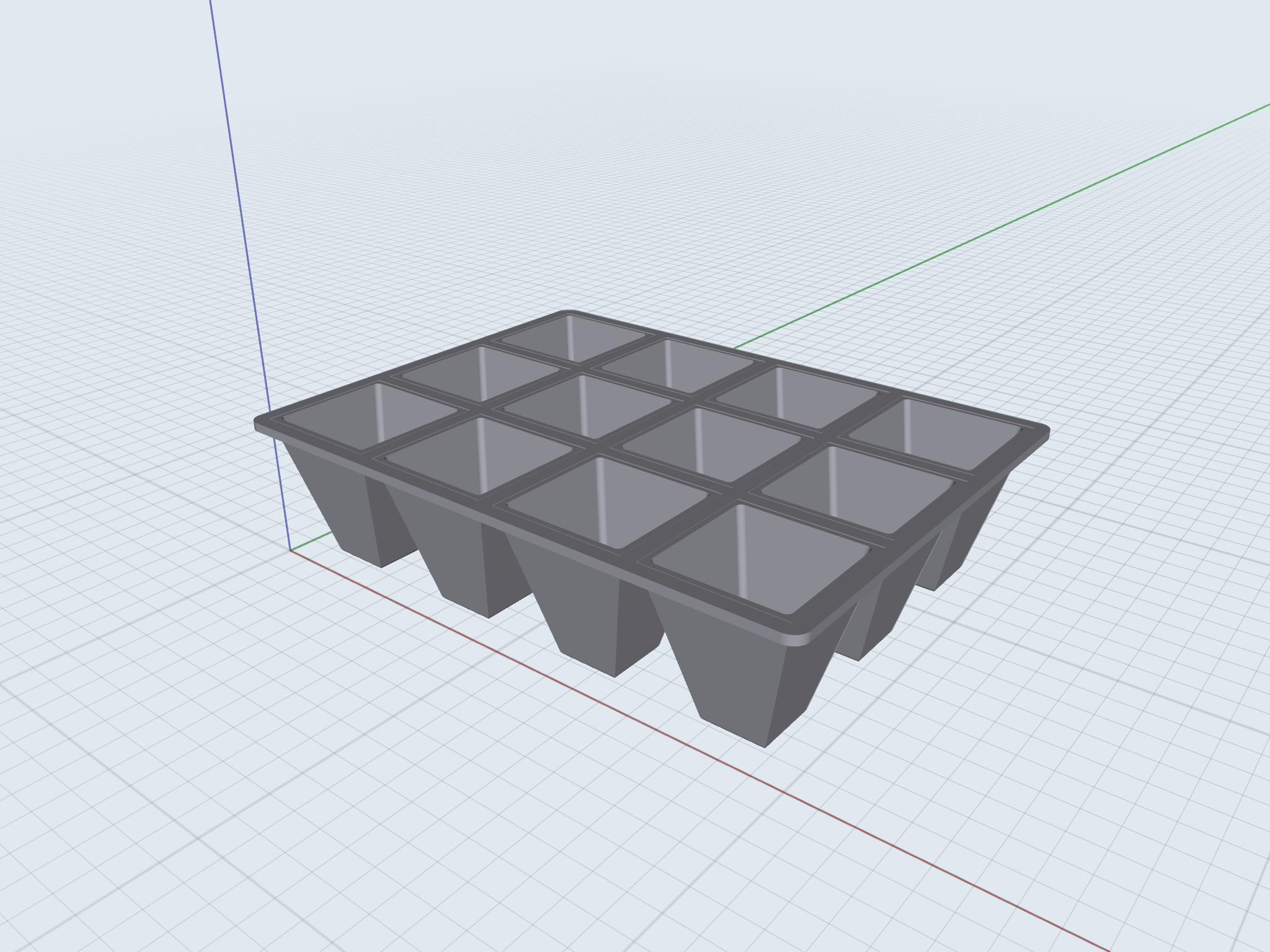 STL file Seedbed or indoor nursery 💐・3D printer design to download・Cults
