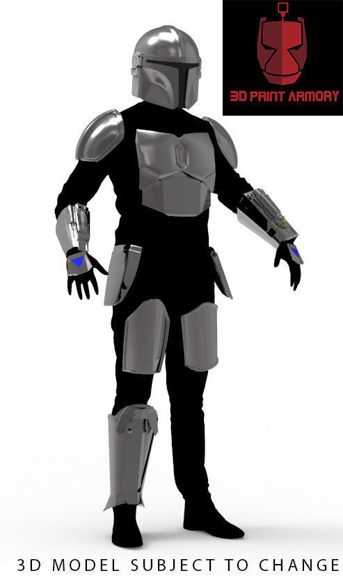 Download STL file Mandalorian Armor Accurate 3D print ...