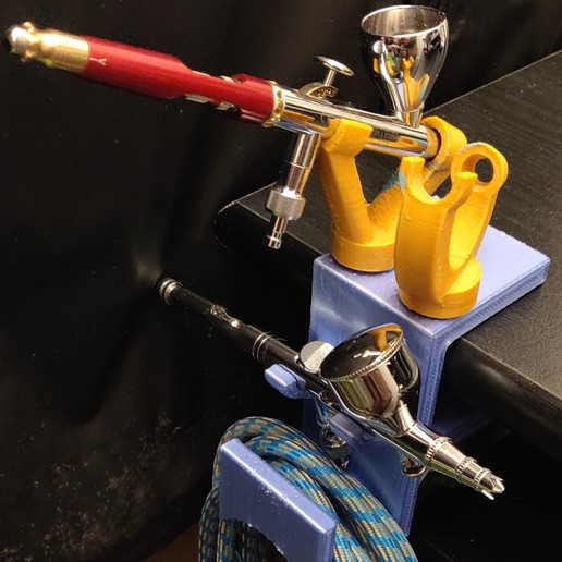Download free STL file airbrush holder removable scalable • 3D