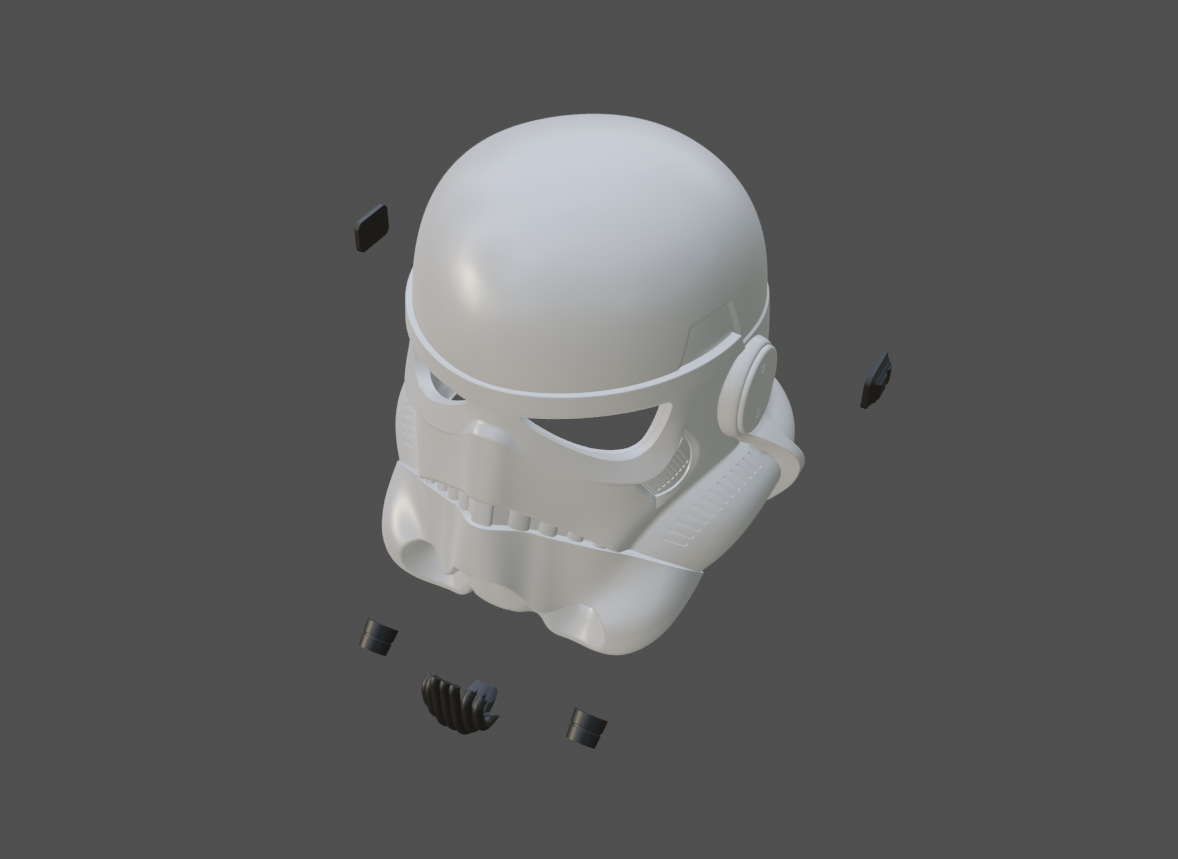 STL file Stormtrooper Star Wars helmet 🫡・3D printable model to download ...