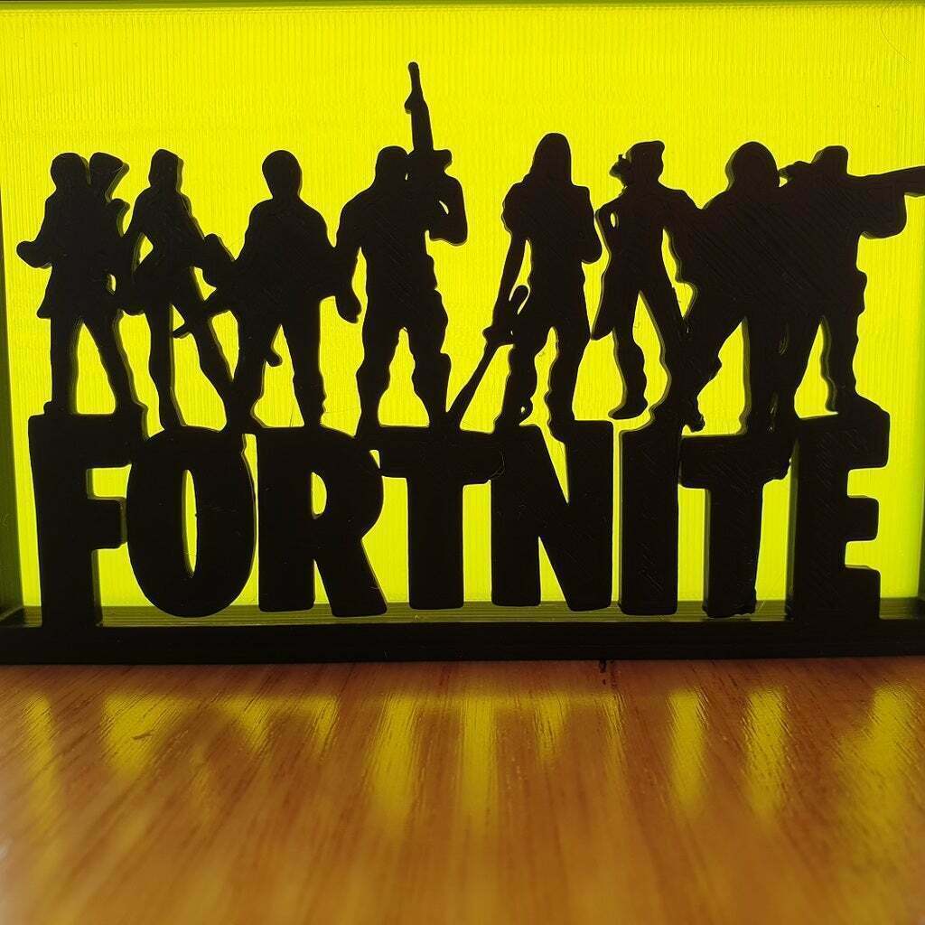 Free STL file FORTNITE Silhouette Art 👤・3D print model to download・Cults