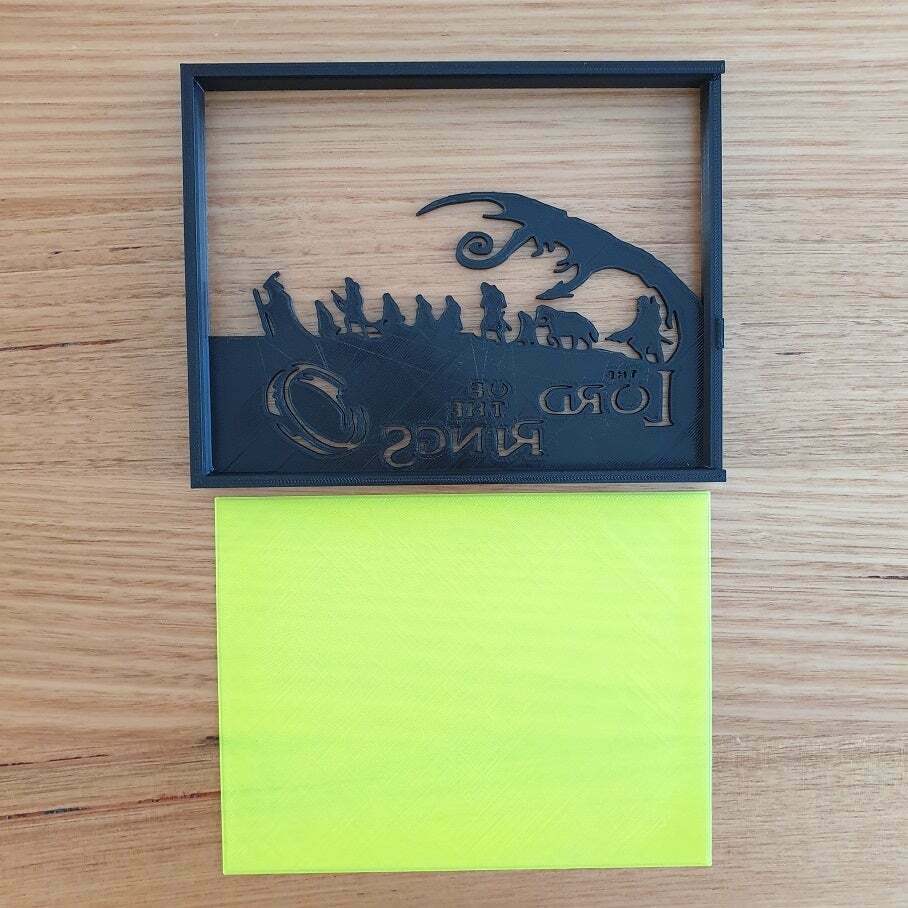 Free STL file Lord of the Rings silhouette art・3D printer model to