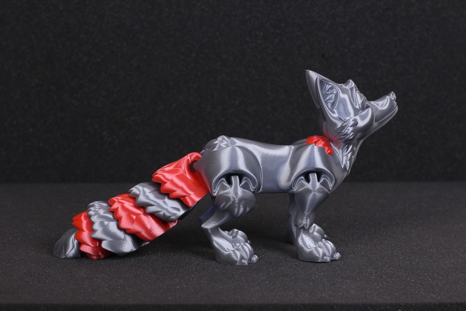 Flexi print. Flexi fox 3d model. кукла флекси фокс.