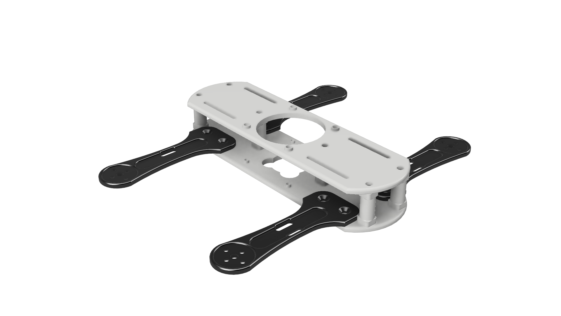 Free STL file Racing Quadcopter 🚁・3D print design to download・Cults