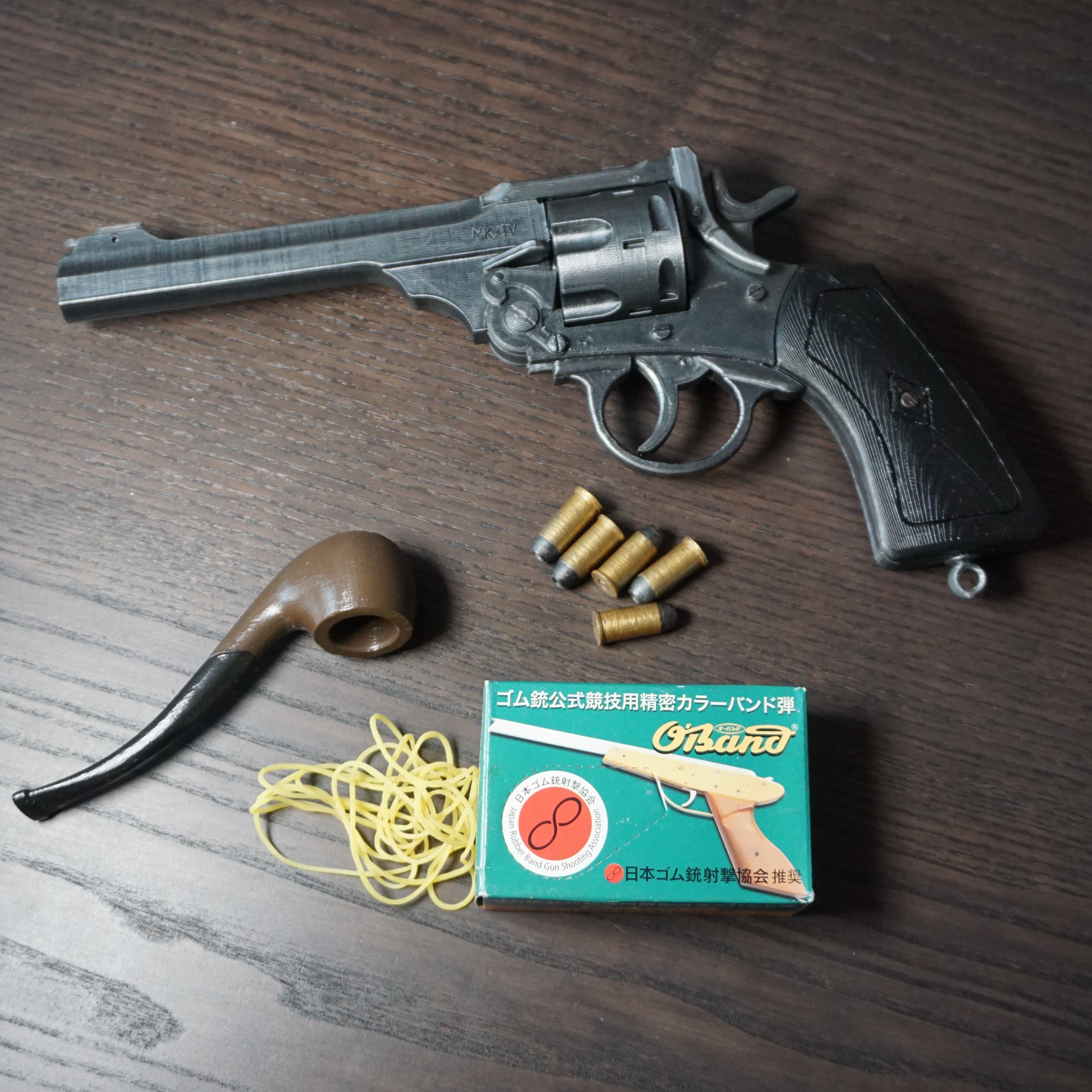 Pistolet revolver Webley pistolet jouet pour cosplay/accessoire à