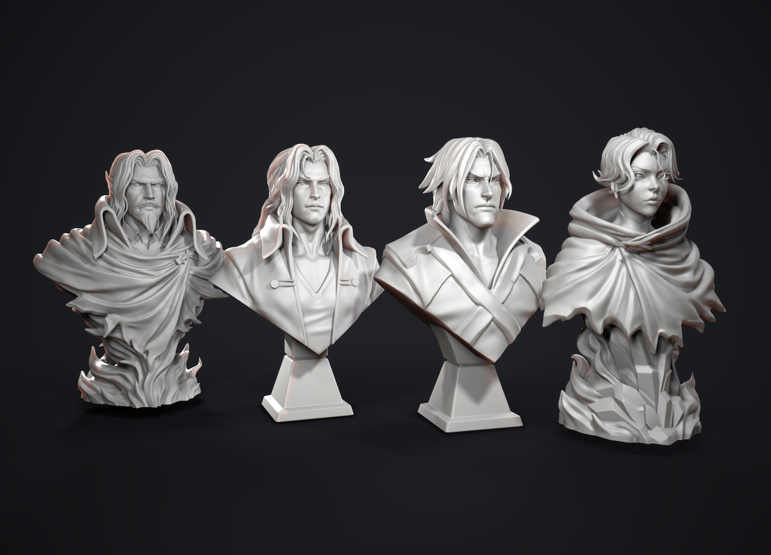 STL file castlevania bust・Design to download and 3D print・Cults