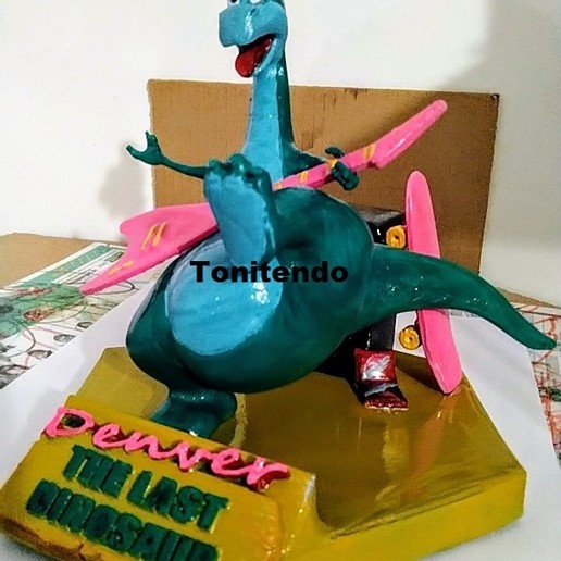 Denver Le Dernier Dinosaure Episode 4 Télécharger fichier STL Diorama " Denver le dernier dinosaure " • Plan