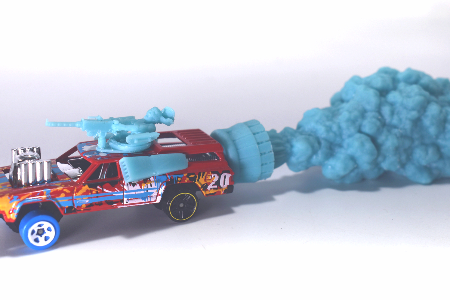 3D file Gaslands - Jet Engine and Thrust Effects 🚗・3D print model to ...