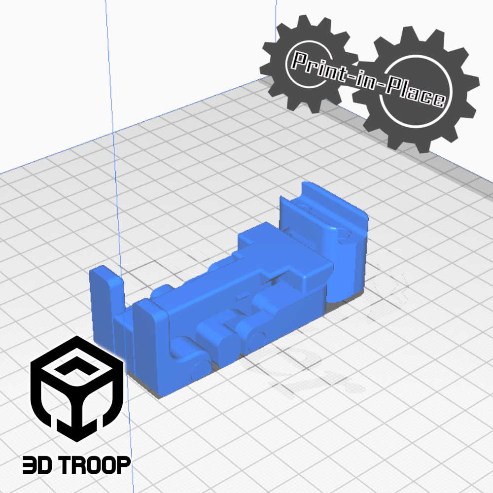 STL file 3DTROOP BOT 01 - Print in Place・3D printer model to download・Cults