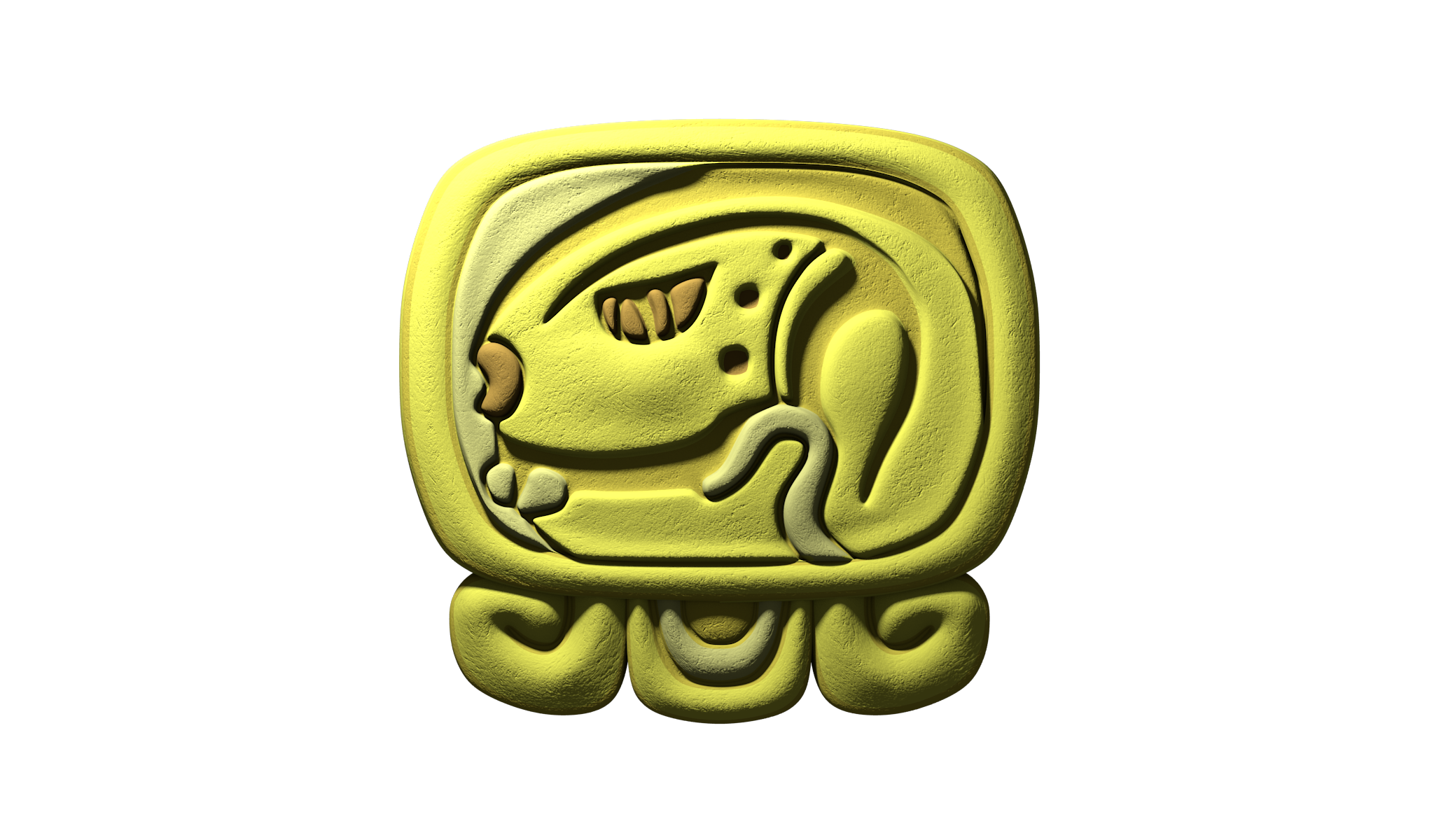 Free STL file Eb, mayan glyph 🎨・3D printer design to download・Cults