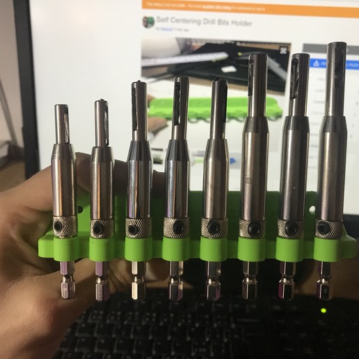Download free STL file Self Centering Drill Bits Holder • 3D print