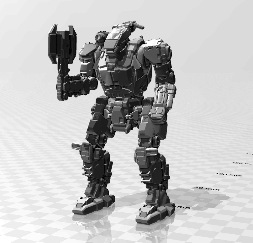Free 3D file American Mecha Axedude 🎲・Template to download and 3D print ...