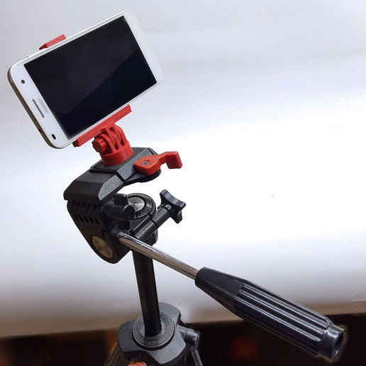 Download STL file Universal phone tripod mount • 3D printable design ・ Cults