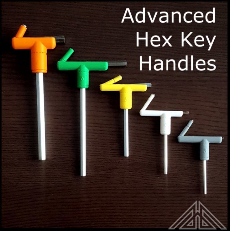 STL file ADVANCED HEX KEY HANDLE 8・Model to download and 3D print・Cults
