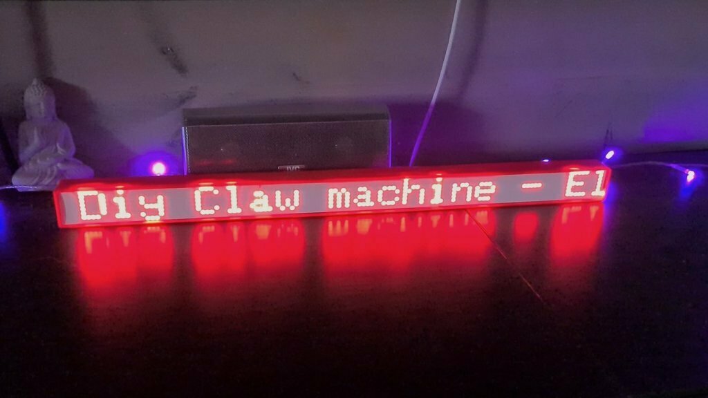 Free 3D file Large led sign with 16 max7219 dot matrixes・3D printable