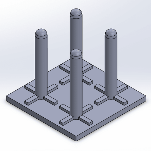 Download STL file Test Tube Drying Rack (API Test Kit) • 3D print