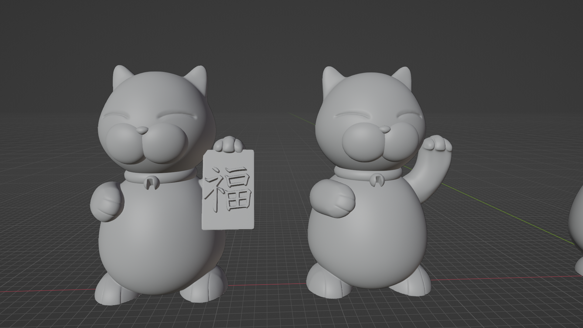 STL file Maneki Neko Bank Fortune / Maneki Neko Fortune Piggy Bank