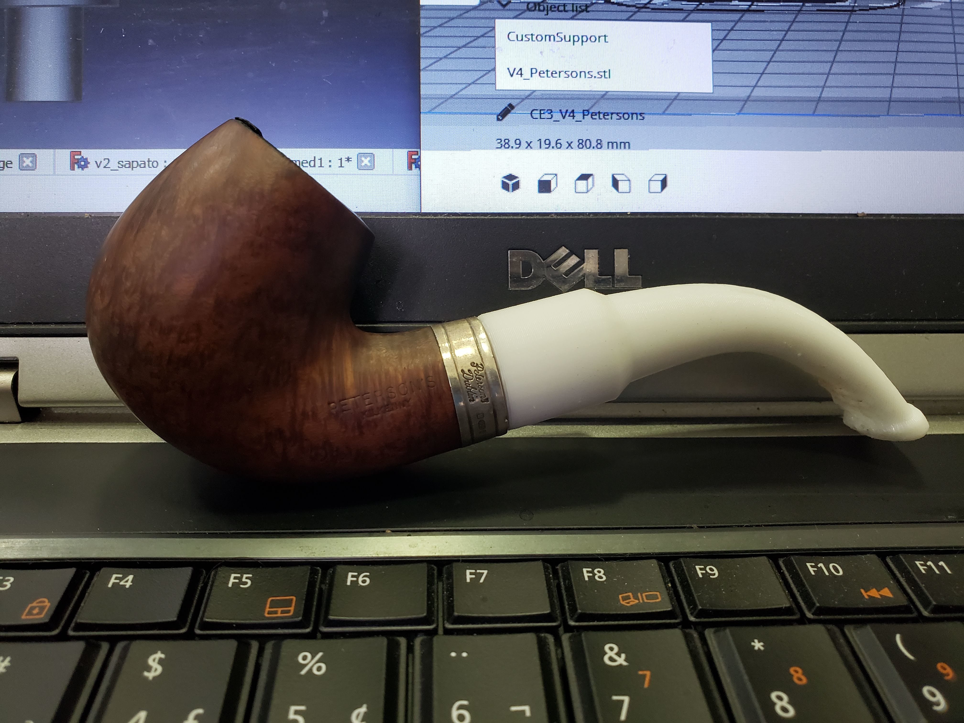 Download free STL file Peterson Dublin Pipe Stem • 3D printing object