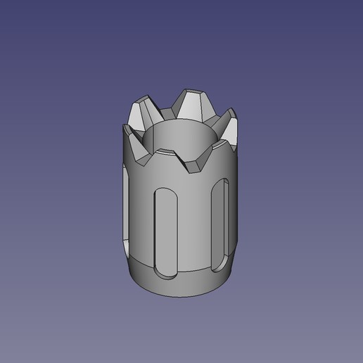 Download free 3D printer files EMEK MG100 Stock Barrel Back Muzzle