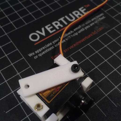 Télécharger STL gratuit MG90 Support de servo pour ailes ・ Cults