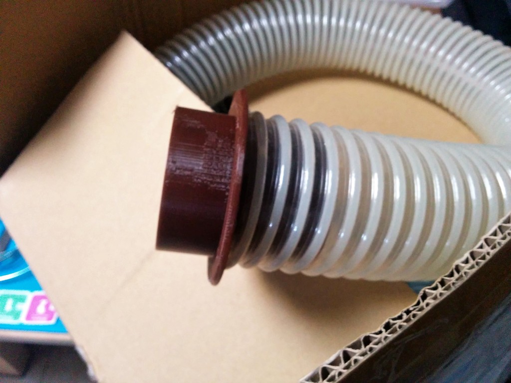 Free 3D file Adaptor for 2 1/2" Hose (64mm) 👽・3D print design to