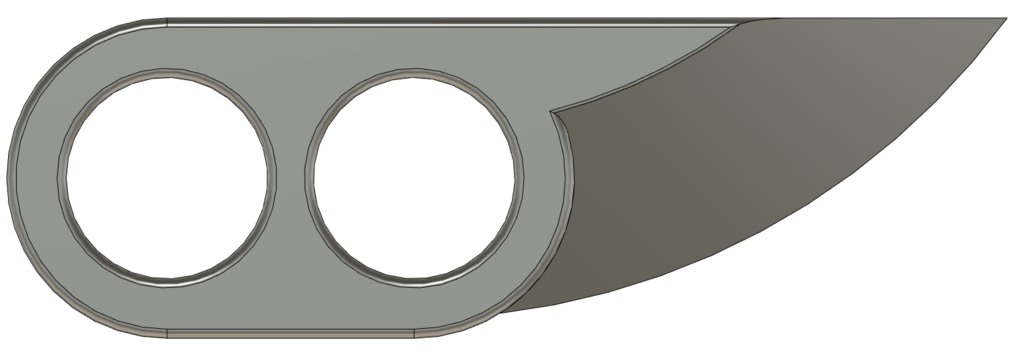Archivo 3D gratis Original 2 Finger Knife・Plan para descargar y ...