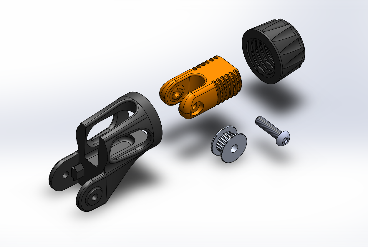 Free STL file Ender 3 Mod Y Axis Tensioner 🔧・Model to download and 3D