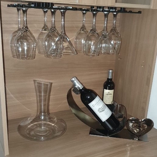 Download 3D printer templates Wine Glass Holder ・ Cults
