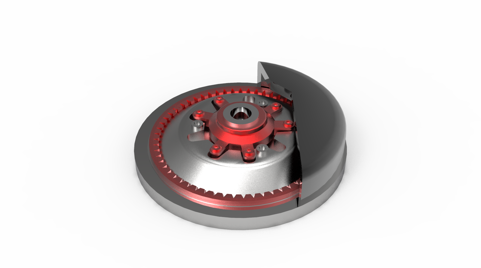 STL file 1/12 Scale Ducati V4/1199 Dry Clutch v2 📱・3D print design to download・Cults