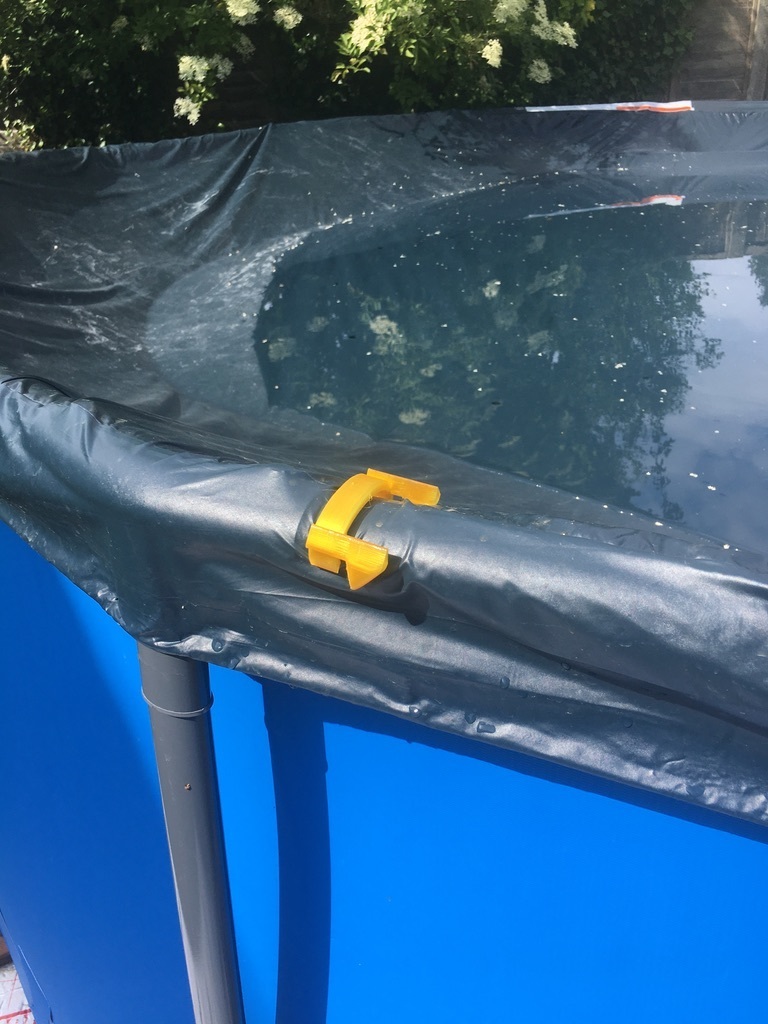 3D printer Bestway Swimming Pool Steel Pro Max Frame, cover clip.( A