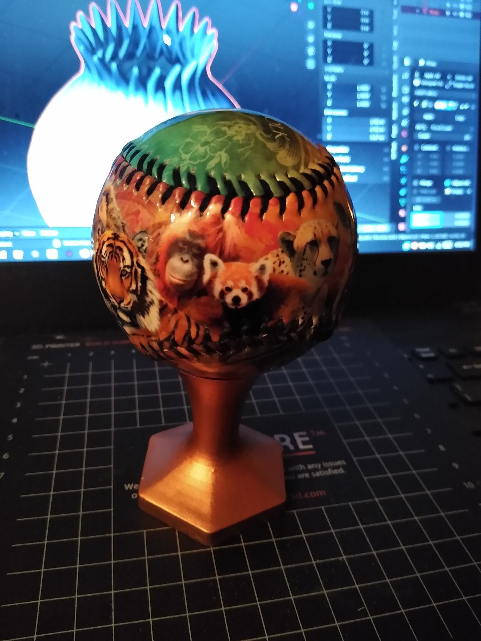 Free STL file Baseball Stand・3D printer design to download・Cults