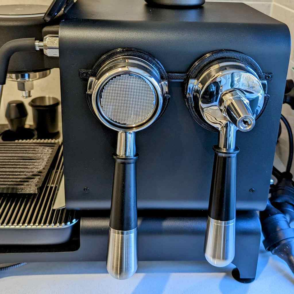 Free 3D file Decent Espresso Dual Portafilter Holder ☕・Model to