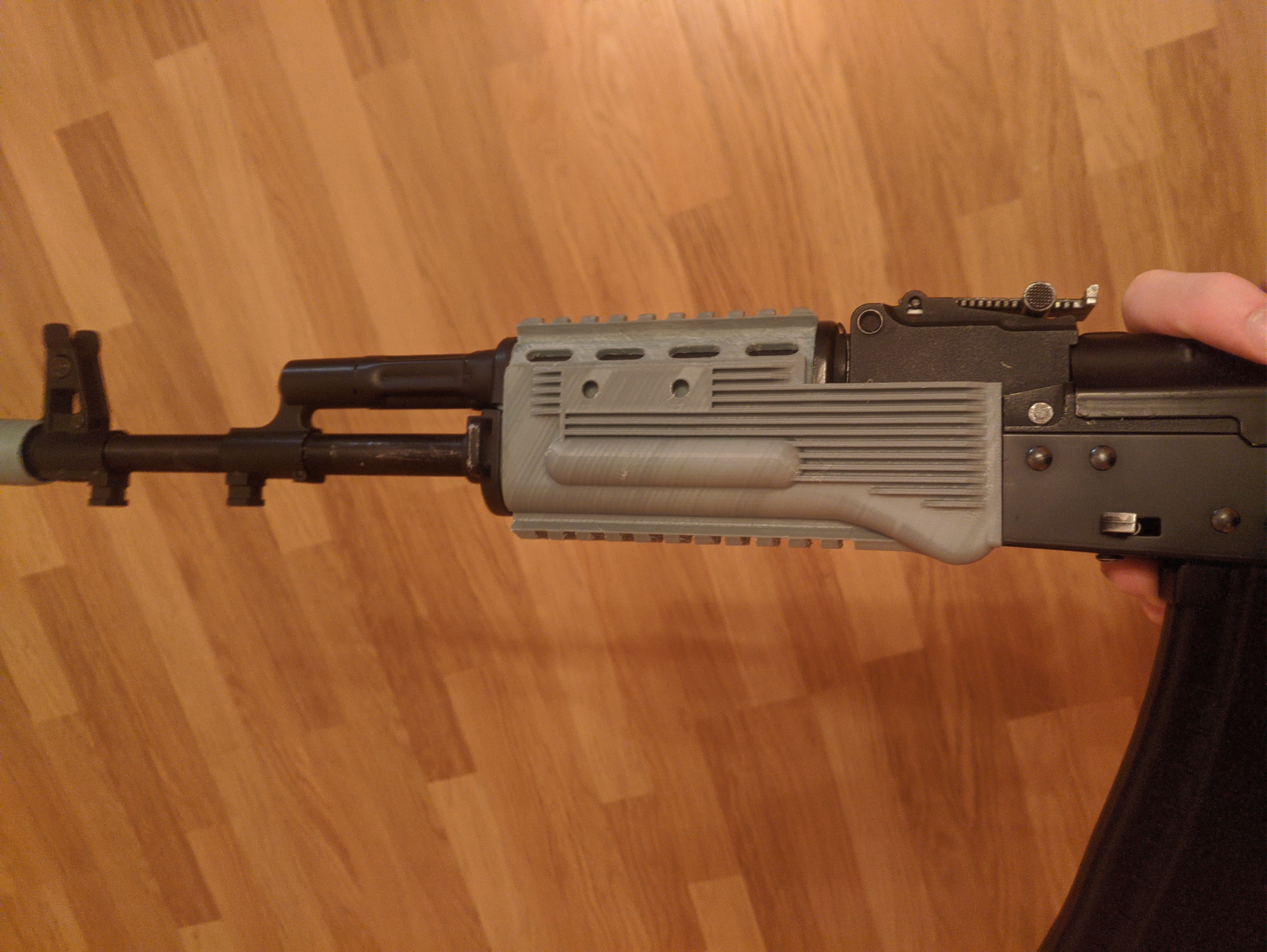 Free STL file AIRSOFT AK 200 handguard 🔫・3D print model to download・Cults