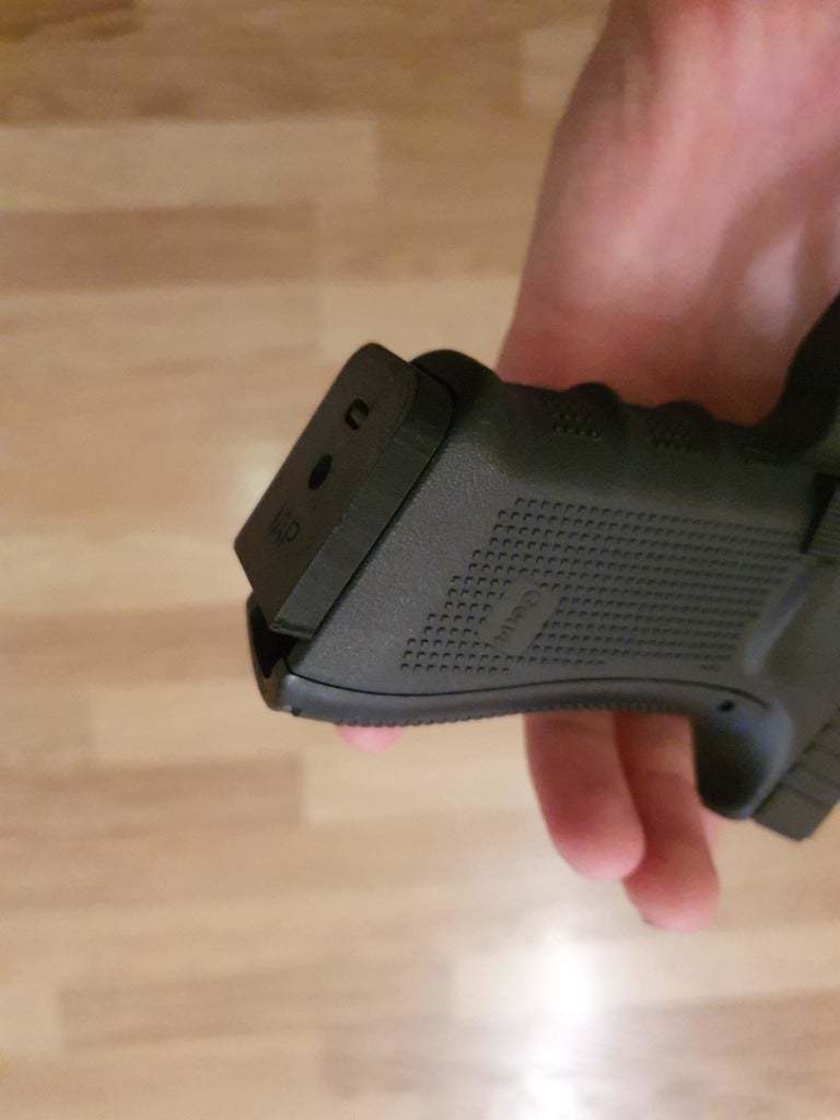 Free STL file AIRSOFT WE Glock Mag Base Plate 🔫・Template to download and 3D print・Cults