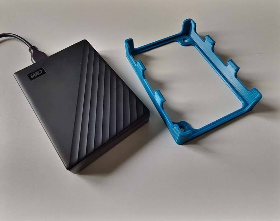 Free 3D file USB SSD Drive Mount - Western Digital・3D printer design to ...