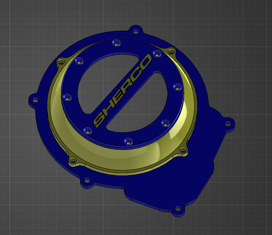 Fichier STL gratuit Cache allumage Sherco 👽・Objet pour impression 3D à ...