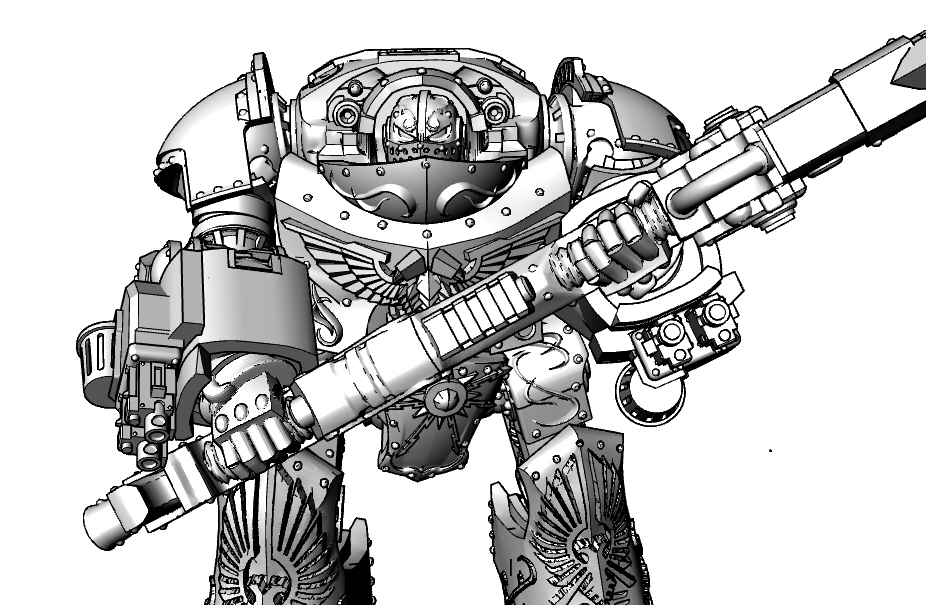 Auric Mechanical Spearman 3D model