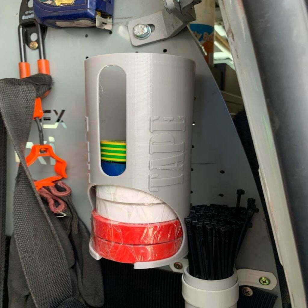 Free STL file Electrical tape holder・3D printing template to download・Cults