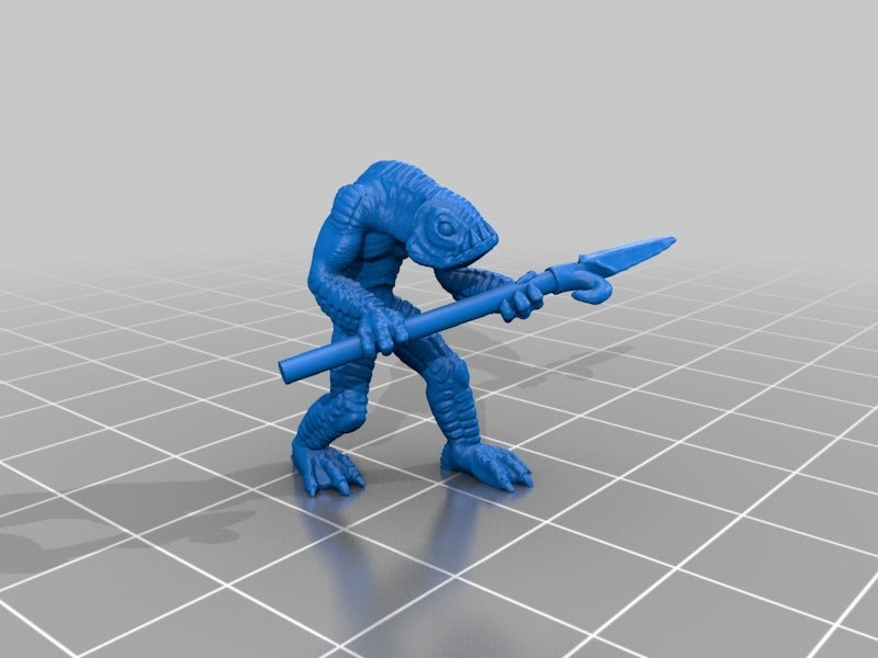 Free STL file Kua-Toa / Fishman Miniatures・3D print design to download ...
