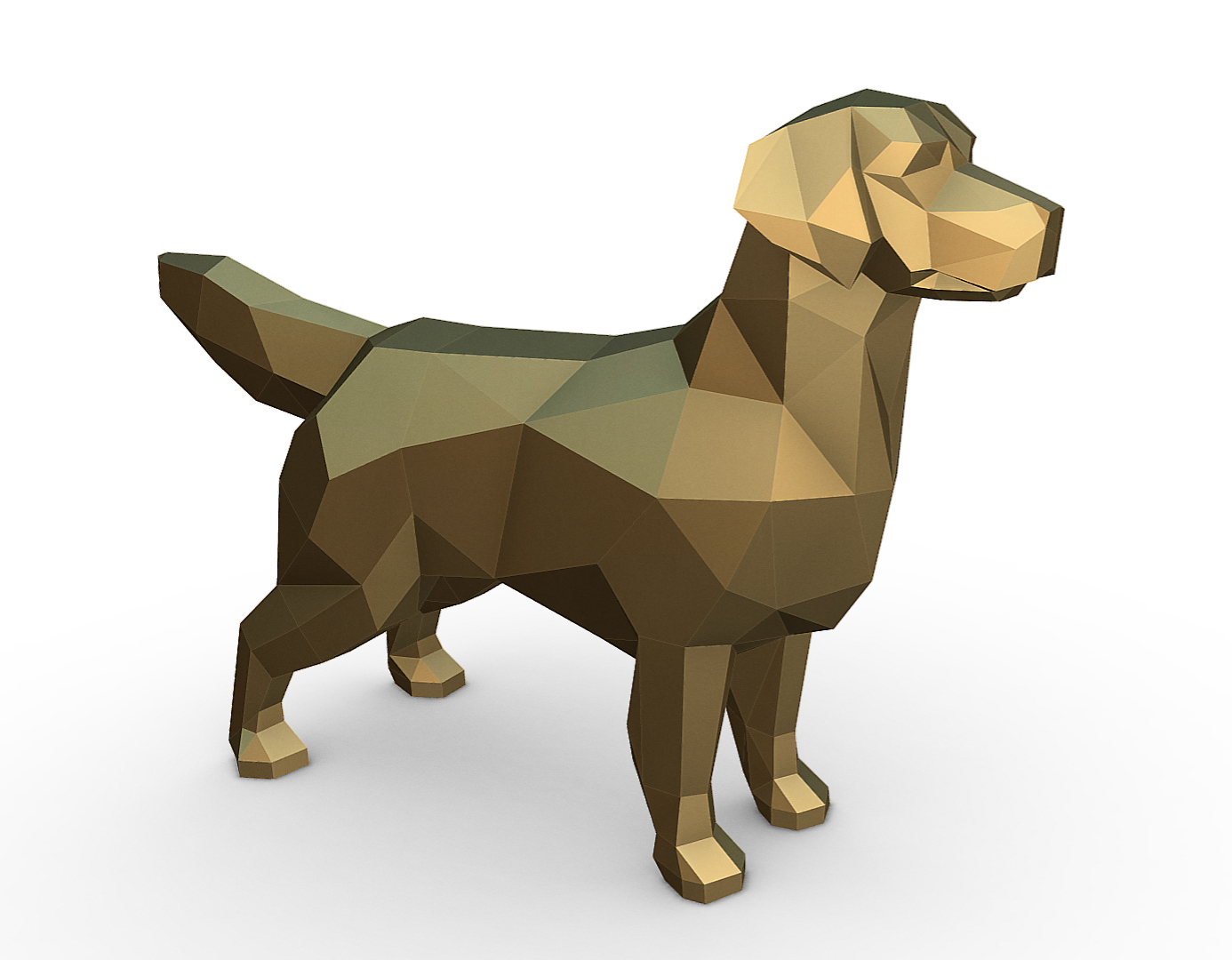Free STL file Golden Retriever figure・3D printable design to download・Cults