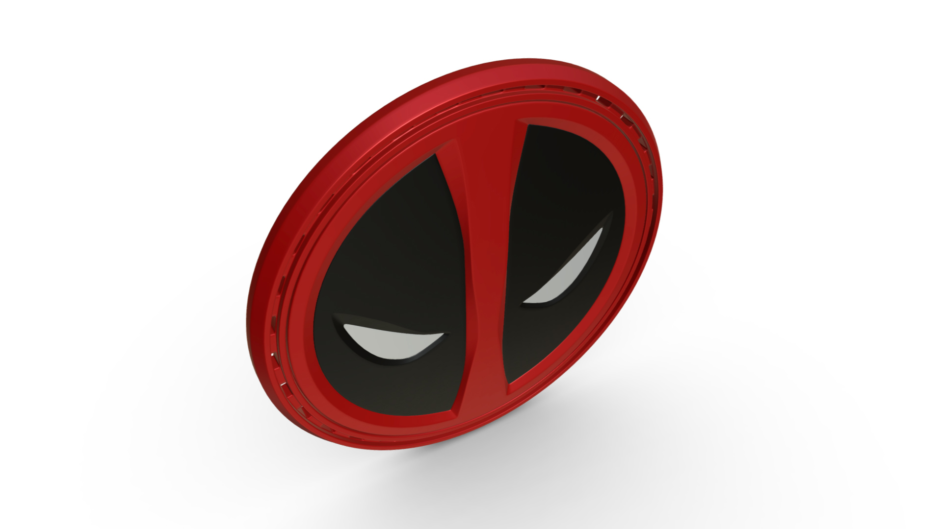 STL file Deadpool logo 3D model 🎭・3D printable model to download・Cults