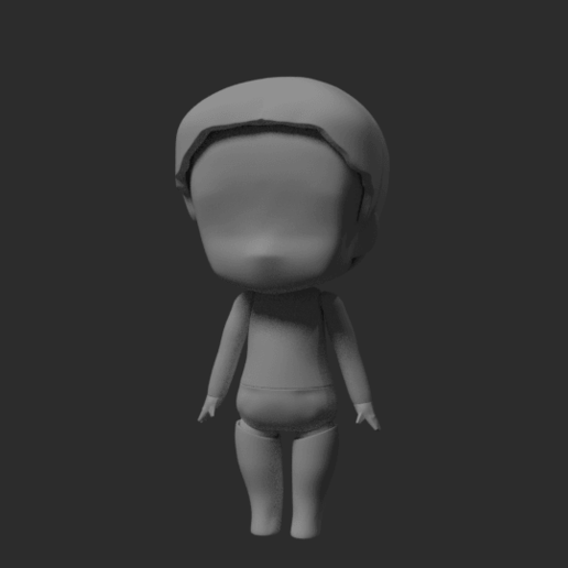 Download 3D printing designs Nendoroid type Modular Chibi Figurine Base