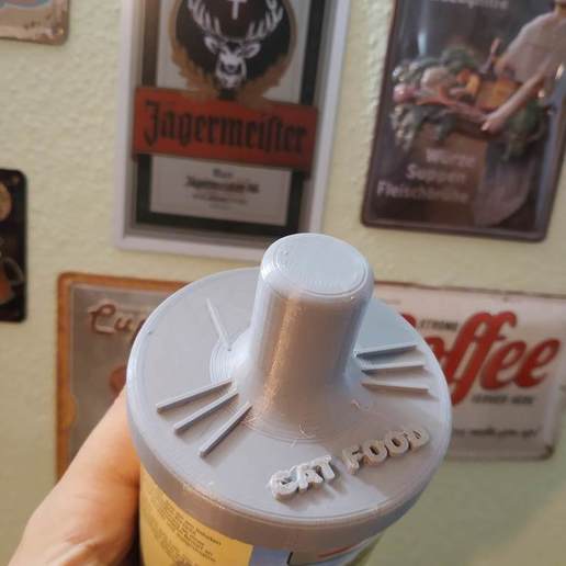 Download free 3D printing files MACs 400g Cat food lid ・ Cults