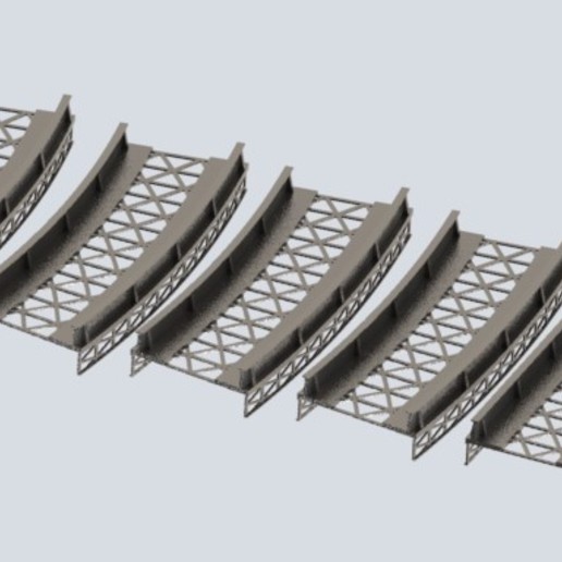Download STL file OO/HO Scale Girder Bridge • Template to 3D print ・ Cults