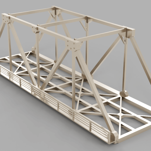 Download free STL file HO scale railway bridge • Design to 3D print ・ Cults