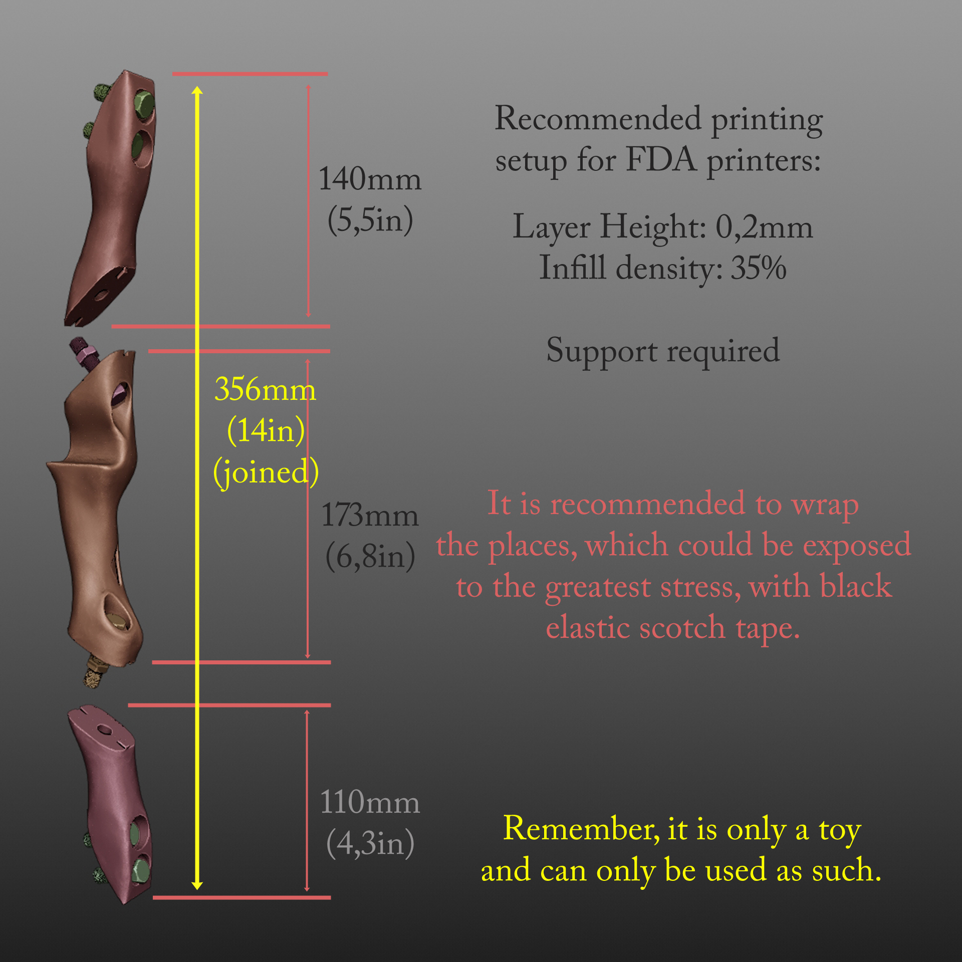 STL file Bow riser 🏹・3D printer design to download・Cults